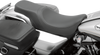 Drag 0801-0367 Leather Low Profile Smooth Two Up Seat for 97-07 Harley Touring