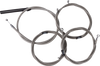 La Choppers LA-8059KT2-19 Complete Stainless Braided Handlebar Cable/Brake Line