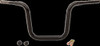 LA CHOPPERS LA-7375-13B HANDLEBAR TRHGR WD 13" BK