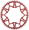 MOTO-MASTER 620072348 7075 Aluminum Rear Sprocket - 48 Tooth - Red
