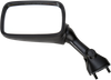 Emgo 20-97222 Mirror - Side View - Rectangle - Black - Left