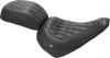 Mustang 85213 Wide Tripper Passenger Seat - Diamond - Black Stitch - Fxbr 23-25