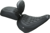 Mustang 85213 Wide Tripper Passenger Seat - Diamond - Black Stitch - Fxbr 23-25