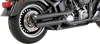 Vance & Hines 46343 3" Twin Slash Slip-On Mufflers - Black