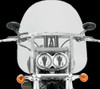 Memphis Shades MEM6830 17" FATS BOB FXDF Clear
