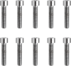 Drag Specialties DS-190598S Bolts - Smooth/Fine Thread - #10-32 x 7/8" - 10 Pack