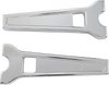 La Choppers La-7480-08C Performance Risers - Straight - 8" X 1-1/4" - Chrome