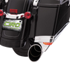 Ciro 40110 Saddlebag Extensions - '14-'21 - Chrome