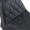 Saddlemen Y13-16-172 Step-Up Seat - Front Lattice Stitch - Black - Bolt 13-24