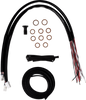 La Choppers LA-8059KT2-19M Complete Midnight Braided Cable Kit - 23-25 Touring