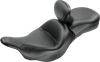 Mustang 79631 Wide Touring Vintage Seat W/Driver Backrest Kaw Nomad 1700 09-12