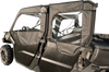 Seizmik 51-20986 Soft Upper Doors - Black/Clear - for Can-Am - Defender - 17-25
