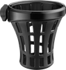 Ciro 55915 Gen 2 Drink Holder - Big Ass - Black 1-1/8"/1-1/4" Handlebar Mount
