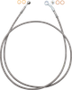 FAT Baggers INC. 110066 Ez Install Brake Line - 66" - Stainless Steel Braid