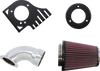 Cobra 606-0104-06 Cone Air Intake Kit - Chrome - Softail