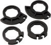 Moose Racing Clamp Lock On Grips Black/Gold 7/8" Motocross Off-Road Universal