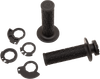 Moose Racing Clamp Lock On Grips Black/Gold 7/8" Motocross Off-Road Universal