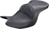 Saddlemen H18-07-182 Seat - Roadsofa - w/o Backrest - Lattice - Black Gl 18-24