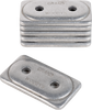 WOODY'S ADG-3775-6 Support Plates - Grand Digger - Natural - Double - 6 Pack