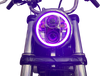 Custom Dynamics PG-575-C ProGLOW 5-3/4" Headlamp - with Mounting Ring - Chrome