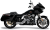 Trask TM-5765CH 2-into-1 Bmf Exhaust System - M8 - Chrome