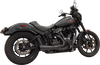 Bassani Xhaust 1S75RBE 2-into-1 Ripper Exhaust System with Megaphone Muffler