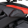 Show Chrome H40-401CRED Dual Side Tank Pouch - Ballistic w/ Red Stitch - Ryker