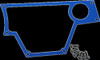 MOOSE UTILITY DIVISION 0521-1707 DSHPLT RZR9/100 LG RT BU