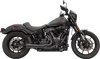 Bassani Xhaust 1S75B 2-into-1 the Ripper Exhaust System with Megaphone Muffler
