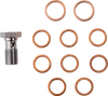 LA Choppers LA-8059B19 Brake Line - Chrome