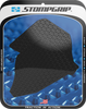 Stompgrip 55-14-0185B Tank Grips - Icon - Black - for Ducati - Multistrada 22-25