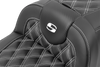 Saddlemen 823-07-206B6 RoadSofa Seat - w/ Backrest - CF - FLTR/FLHX 23-24