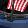 Show Chrome 41-203LBK Folding Flag Pole - Left - Black - for Can-Am Rt/F3