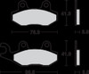 SBS 611SI BRAKE PADS SBS 611SI