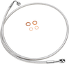 Magnum Shielding 36464SW Brake Line - 90/180° - 64" - Sterling Chromite II