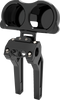 LA Choppers LA-7397-03B Gauge Mount - Dual - Black - Flt
