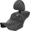 Saddlemen 823-07-207B5 Roadsofa Ext Reach Seat - w/ Backrest - FLTR/FLHX 23-24
