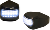 Alloy Art MRL-4B LED Driving/Turn Signal Light - Black - Smoke Lens