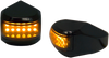 Alloy Art MRL-4B LED Driving/Turn Signal Light - Black - Smoke Lens