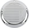 Thrashin Supply CO. TSC-3017-3 Derby Cover without Gasket - Chrome - 5 Hole