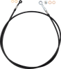 FAT Baggers INC. 100063-B Ez Install Brake Line - 63" - Black Braid