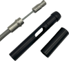 Fat Baggers Inc. 108000 Ez Install Upper Clutch Cable - Braided Stainless Steel