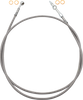 FAT Baggers INC. 120064 Ez Install Brake Line - 64" - Stainless Steel Braid