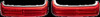 CUSTOM DYNAMICS PB-SBSEQ-HD-CR LIGHT LED SBAG CHR/RED