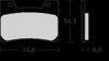 SBS 645HF BRAKE PADS SBS 645HF