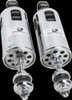 Progressive Chrome 422 Series Heavy Duty Rear Shocks 00-17 Harley Softail FLSTF