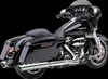 Cobra 17-19 Harley FLHX2 909-Twins Slip-On Exhaust (Chrome)