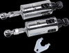 Progressive Chrome 422 Series Heavy Duty Shocks 89-99 Harley Softail FLSTN FLSTF