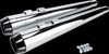 Bassani Chrome Megaphone Exhaust Mufflers for 95-16 Harley Touring FLHT FLHX