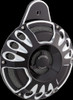 Arlen Ness 70-200 Black Billet Horn Kit (Deep/Cut)